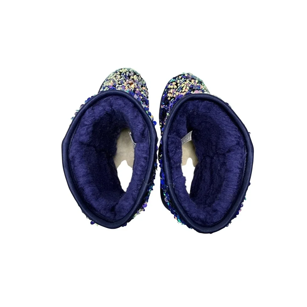 UGG Classic Stellar Sequin Boots - Blue - Picture 5 of 10